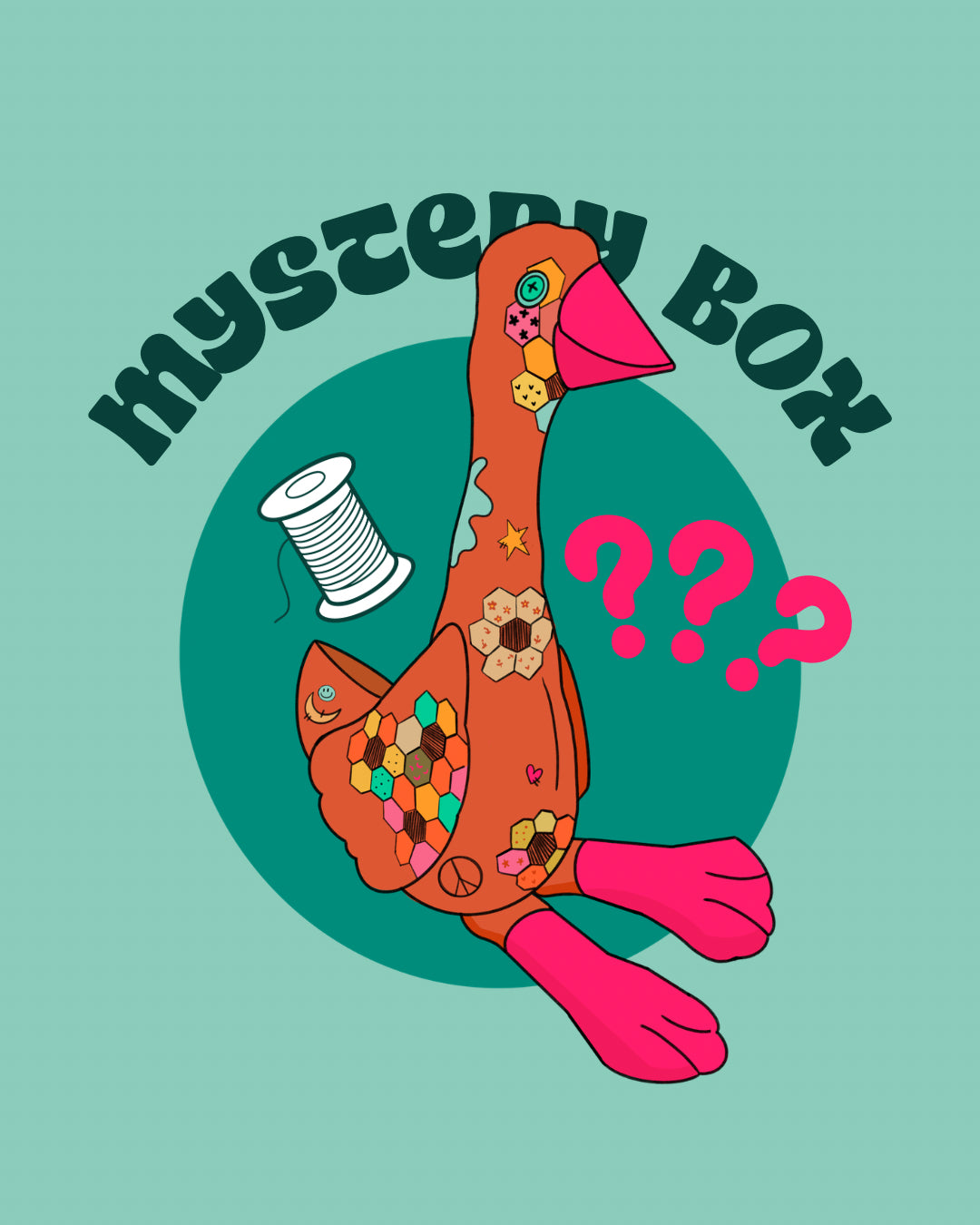 Groovy Goose Stuffy Handmade MYSTERY BOX