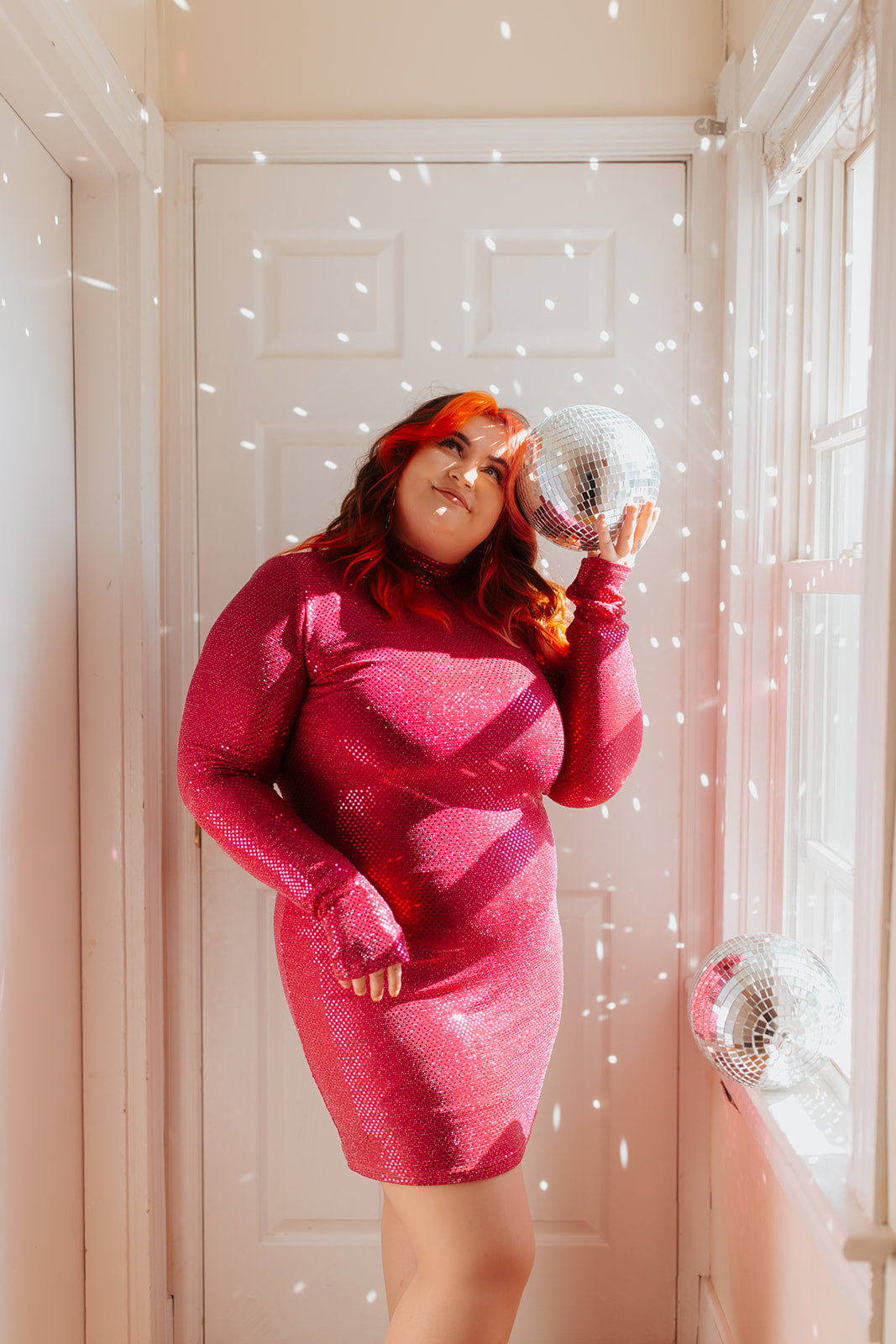 Pink Tinsel Dress