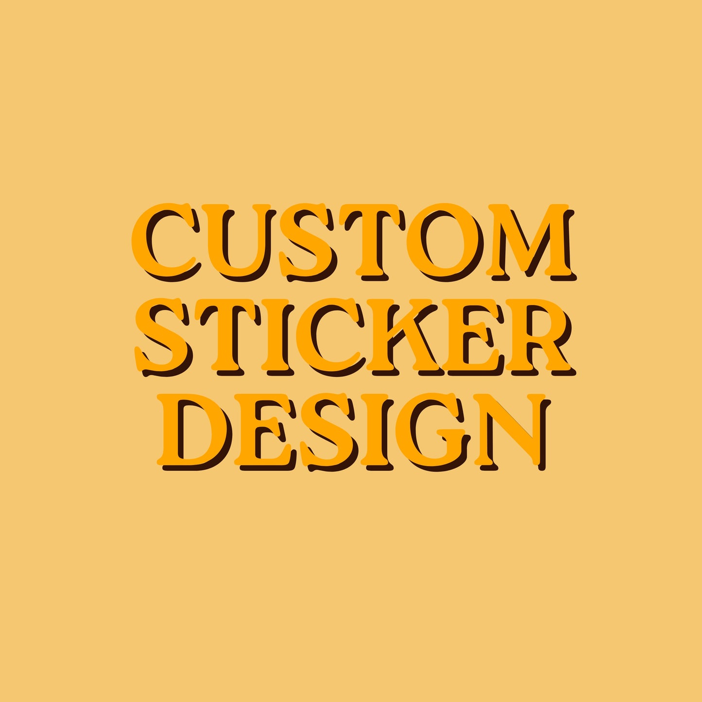 Custom Sticker Design