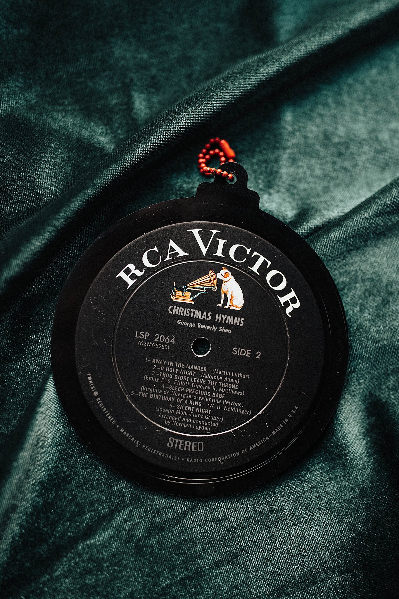 Vinyl Record Ornament (Set of 2)