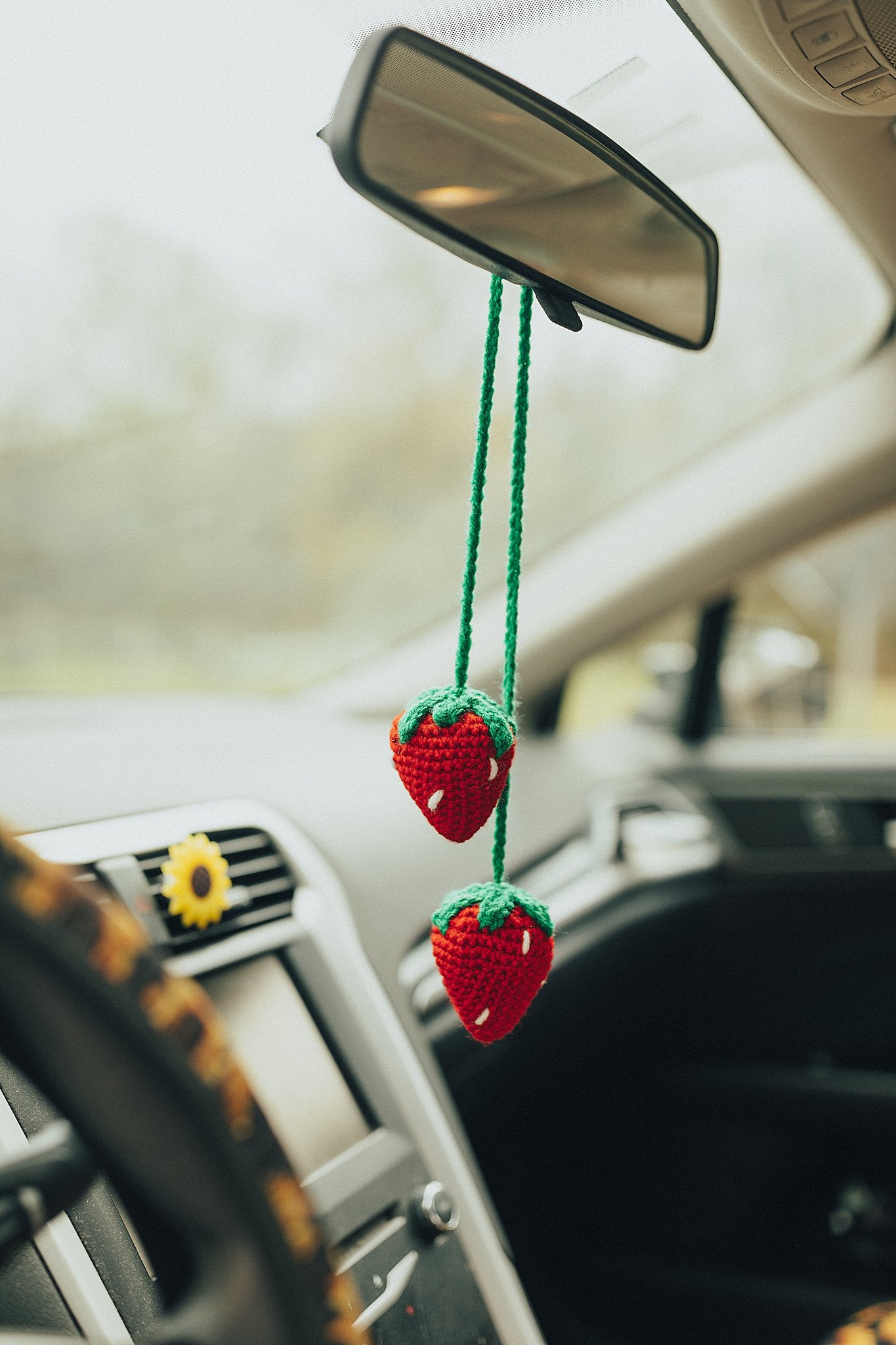 Strawberry Car Accessory
