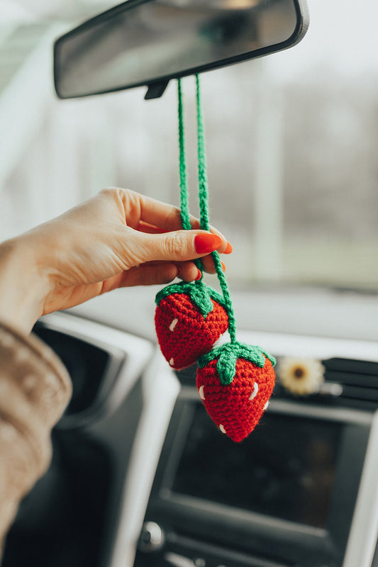 Strawberry Car Accessory