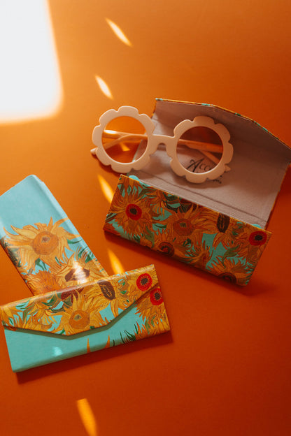 Sunflower Glasses Case
