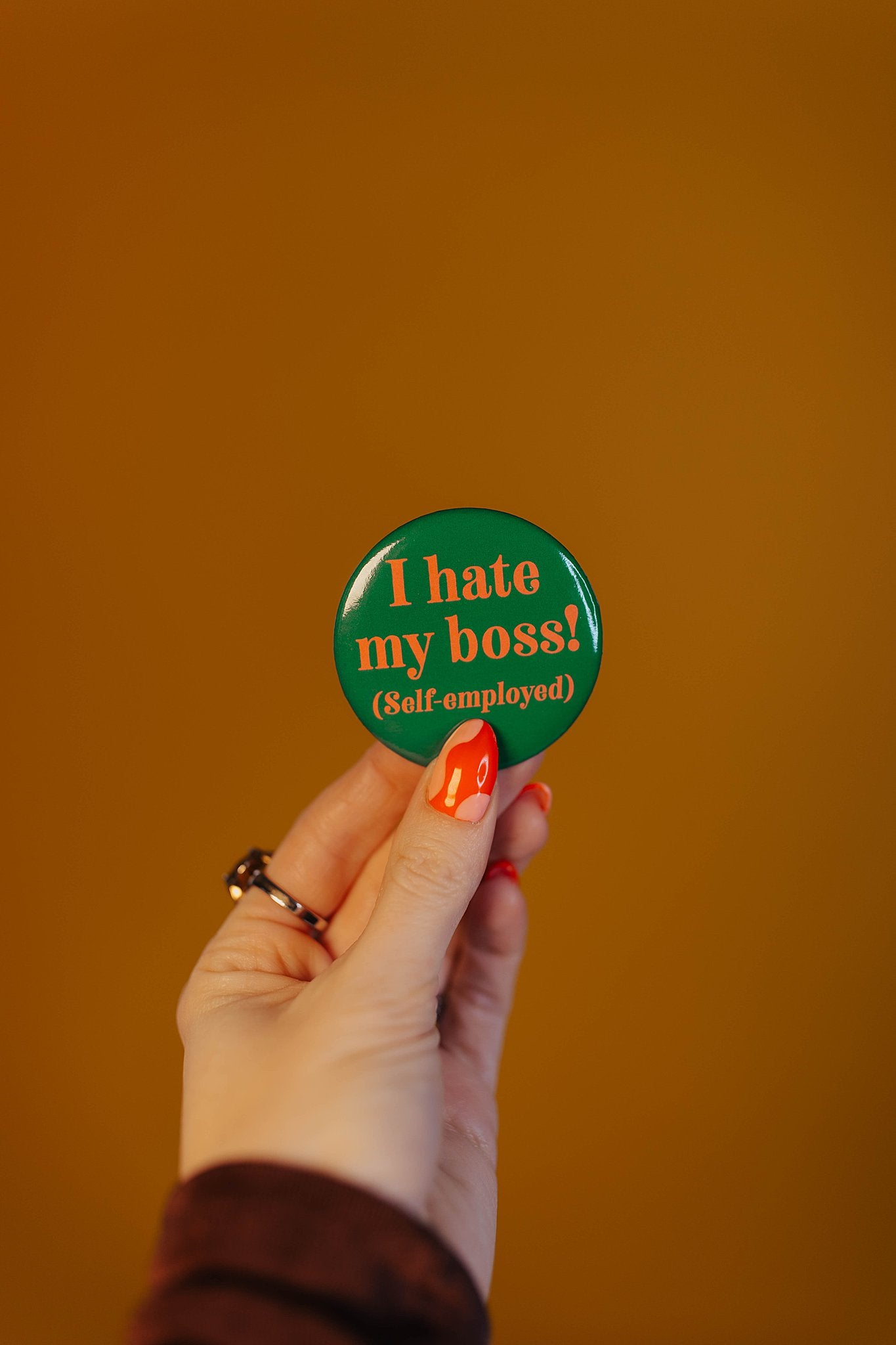 "Hate My Boss" Button