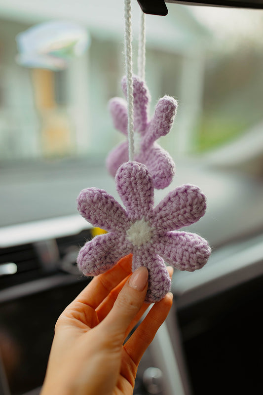 Groovy Car Accessory Lavender