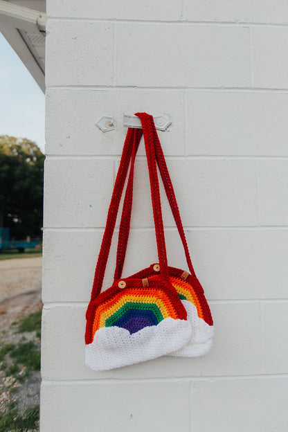 Rainbow Crochet Bag