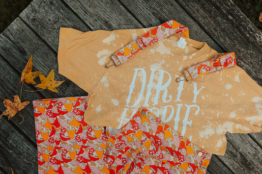 Dirty Hippie Mustard Bleach Tee