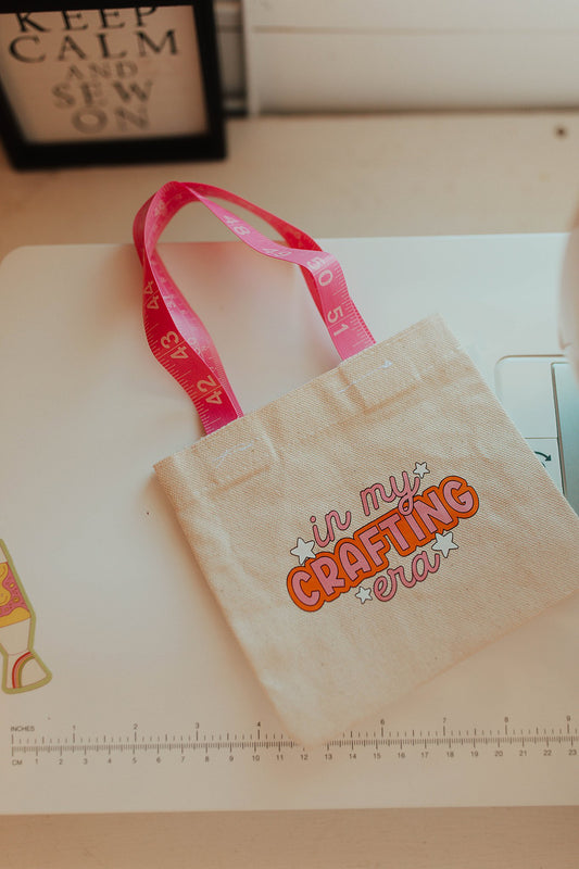 Handmade Crafting Era Mini Tote