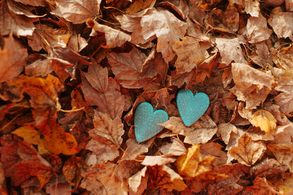 Turquoise Heart Earrings