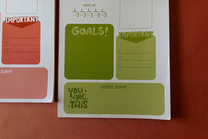 Small Biz Club Notepad Green