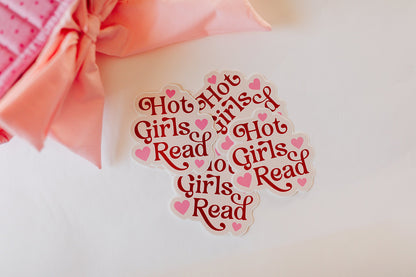 Vinyl Decal Hot Girls Read