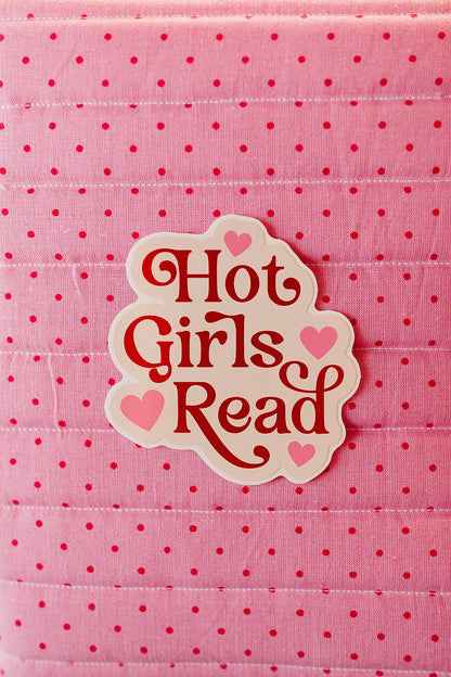 Vinyl Decal Hot Girls Read