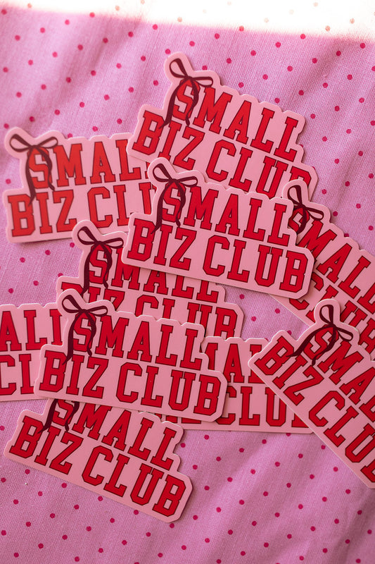 Small Biz Club Sticker