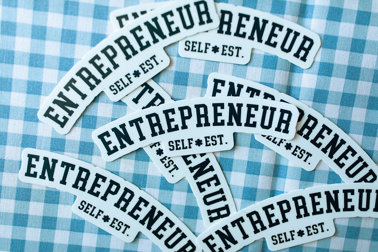 Entrepreneur Black Sticker