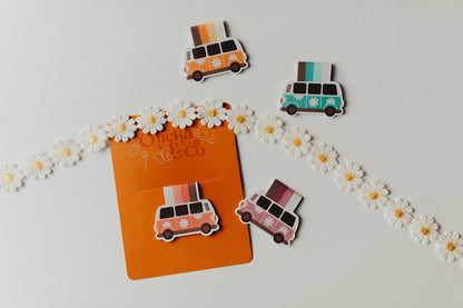 Retro Van Magnetic Bookmark (4 Colors)