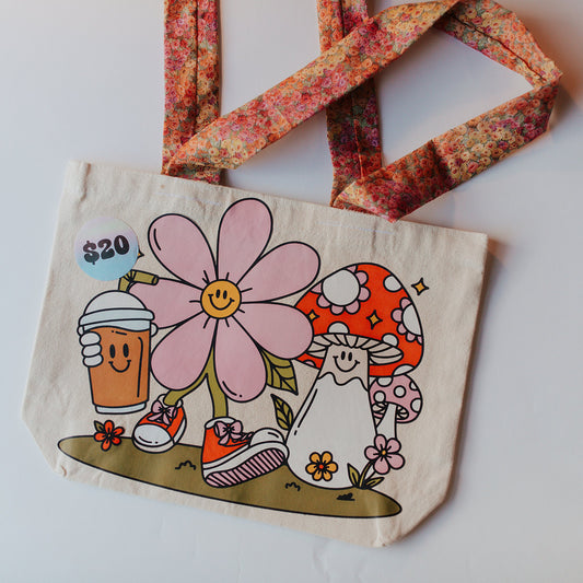 Happy Coffee Craft Tote