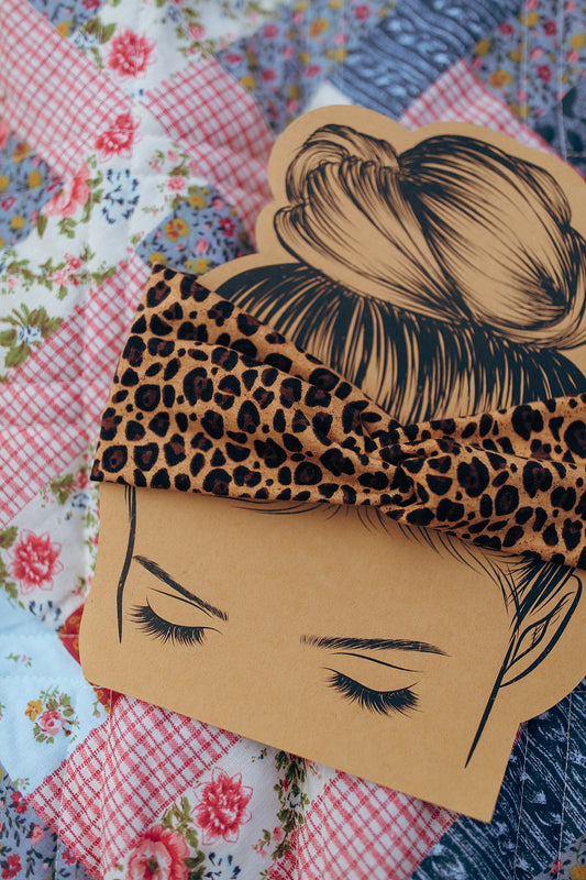 Cheetah Twist Headband