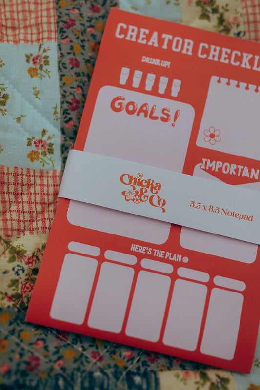 Creator Checklist Notepad Mini