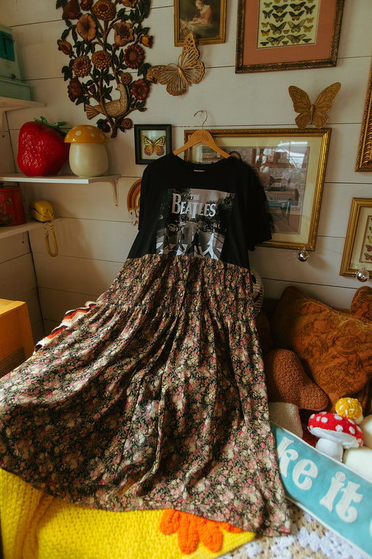 Beatles Floral Dress XL