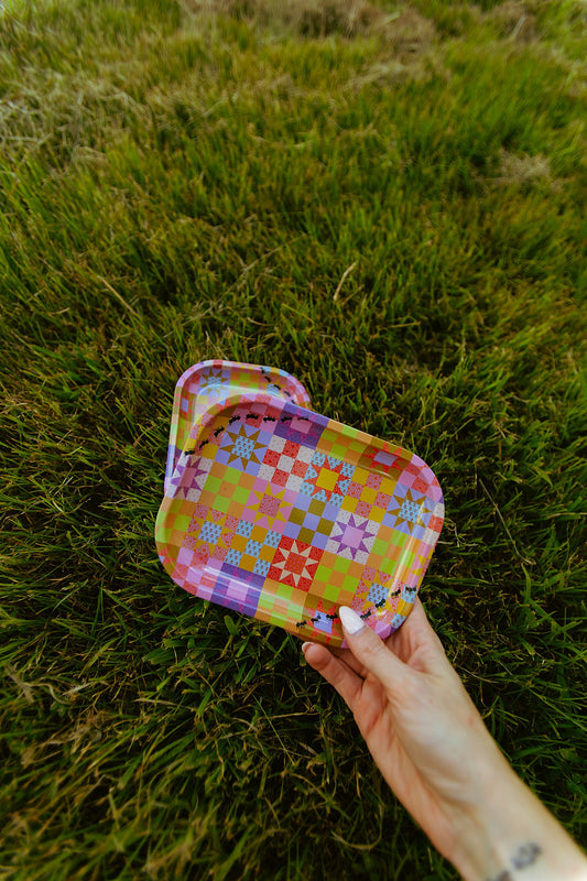 Patchwork Quilt Tray
