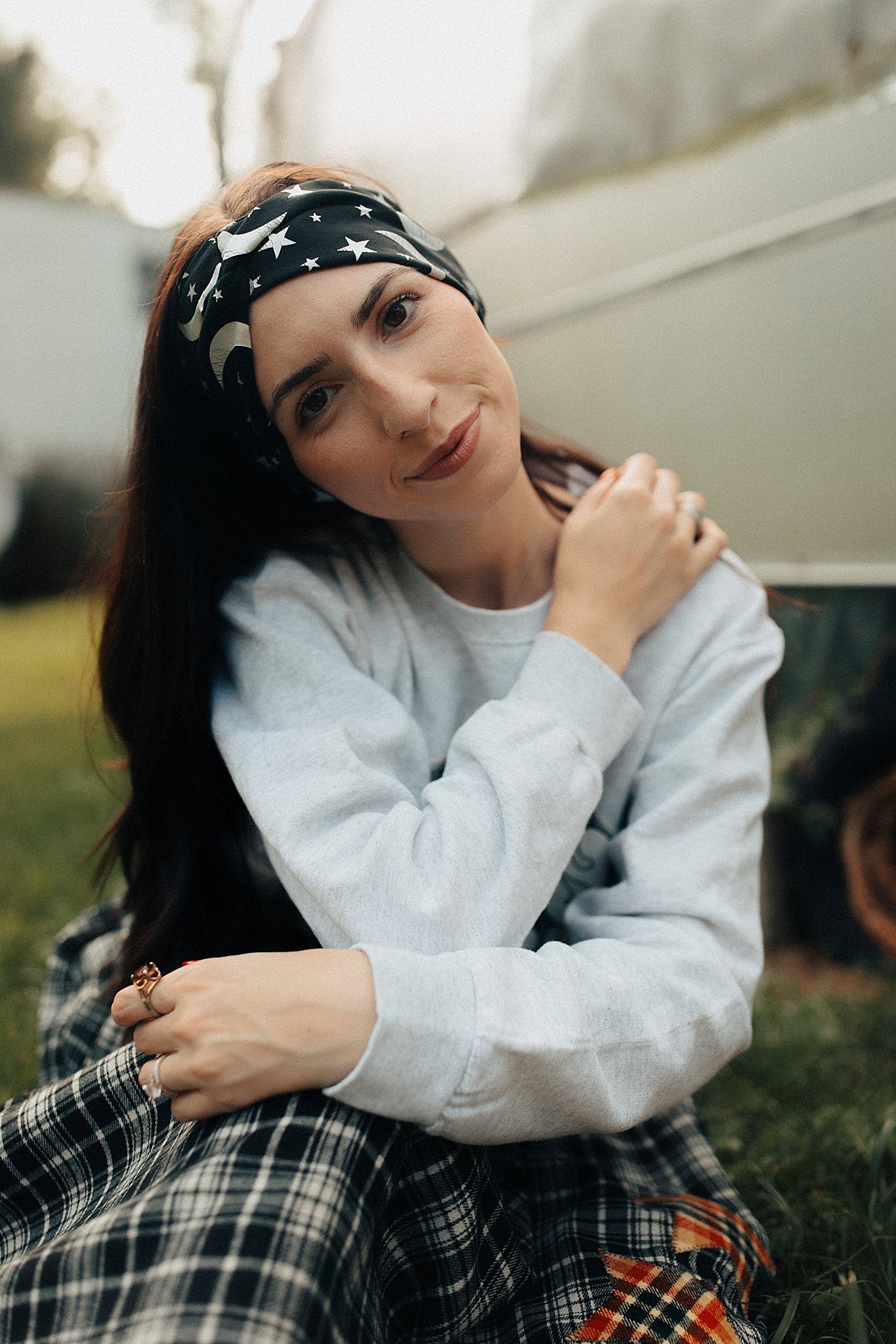 Moon & Star Twist Headband
