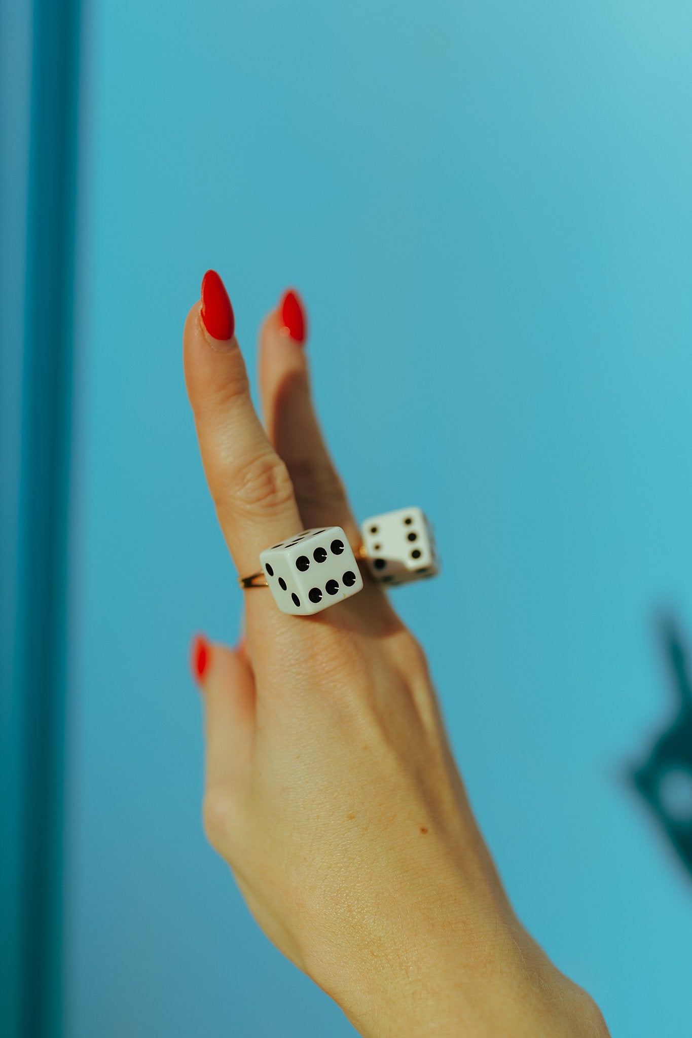 Dice Adjustable Ring (set of 2 custom!)