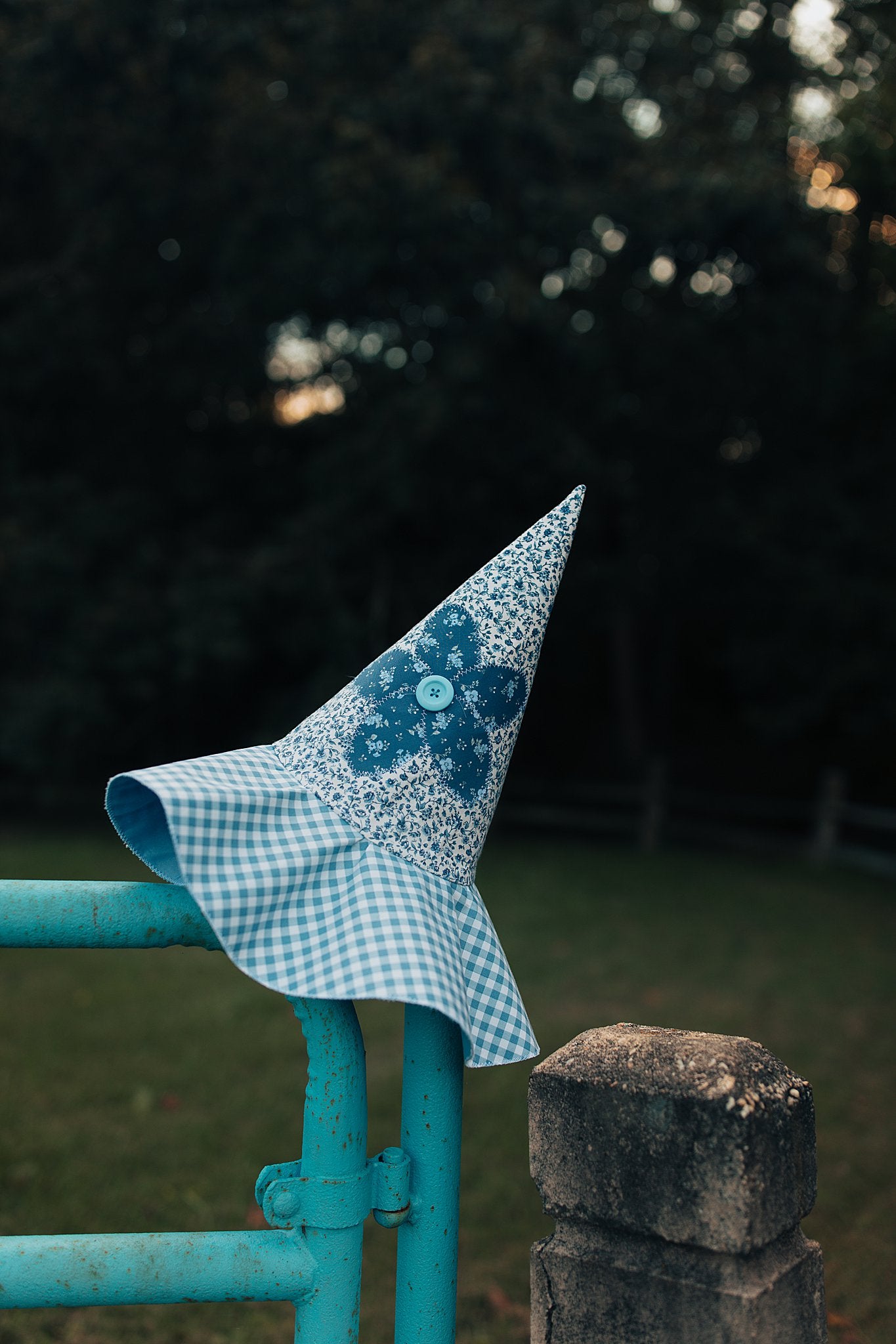 Witch Hat Blue Flower