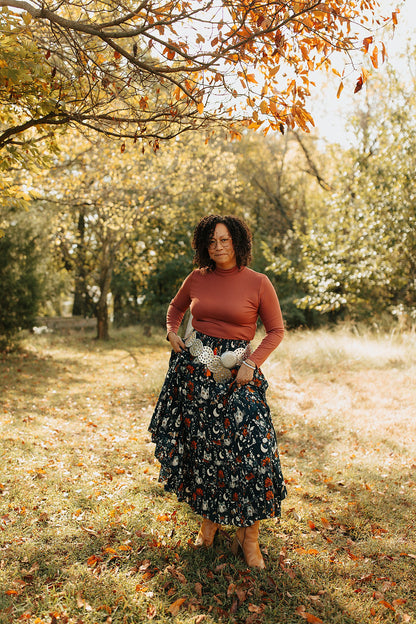 Western Boho Embellished Circle Belt Silver