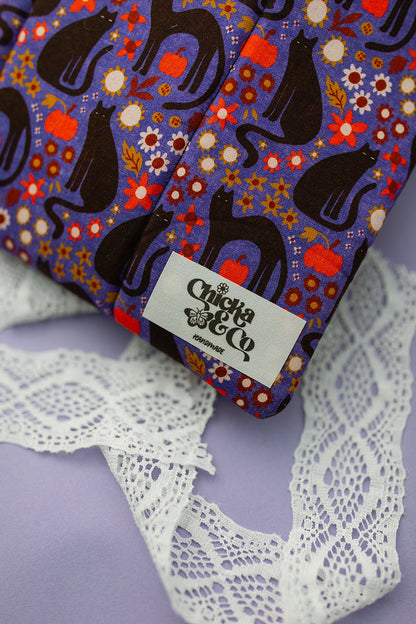 Cat Bow Book Sleeve