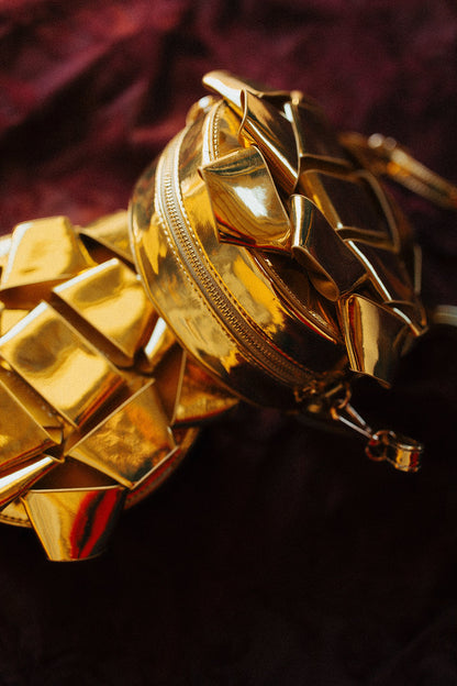 Gold Bow Bag