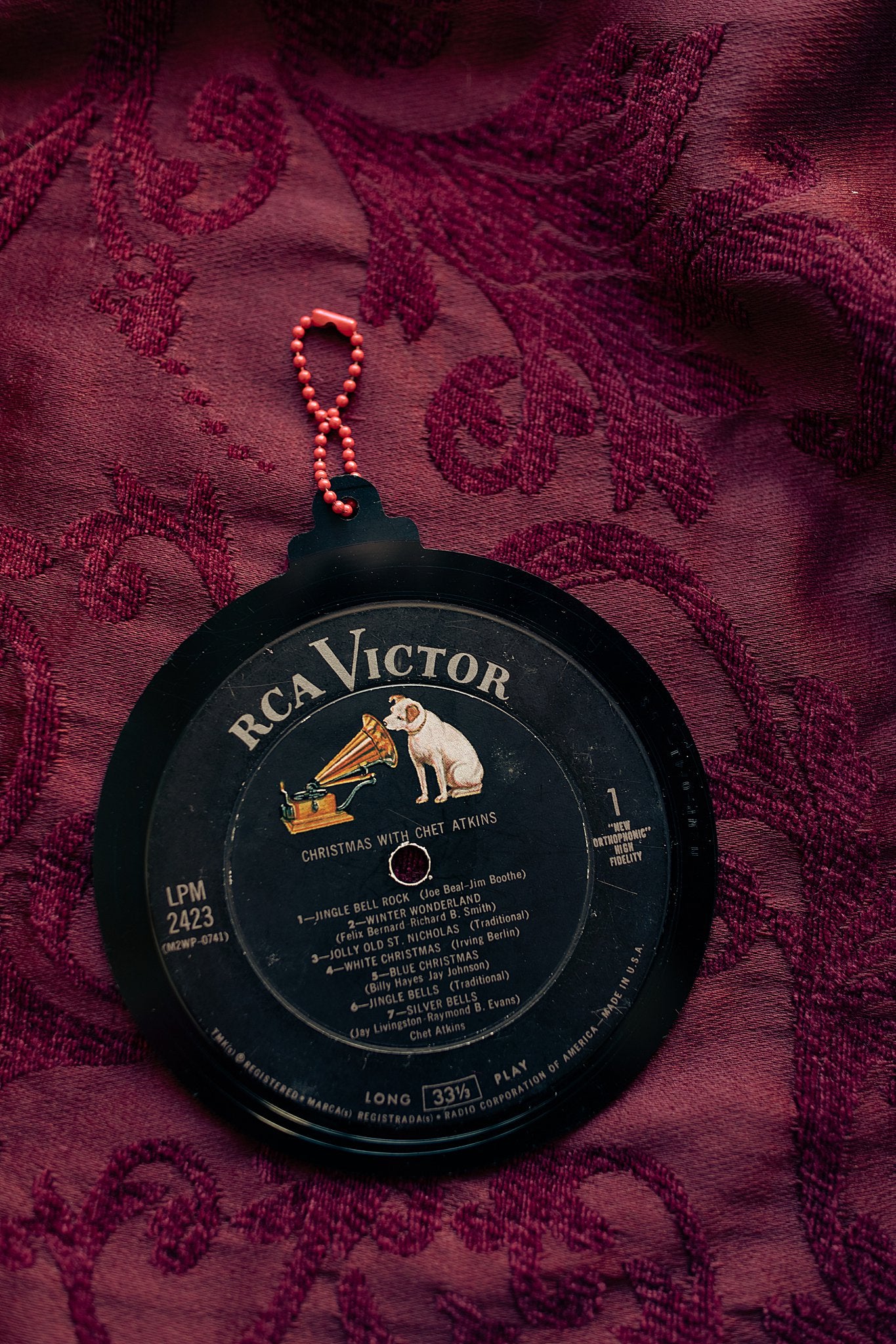Vinyl Record Ornament (Set of 2)