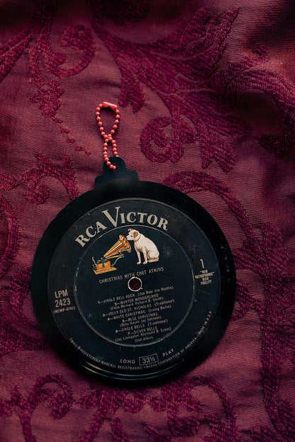 Vinyl Record Ornament (Set of 2)