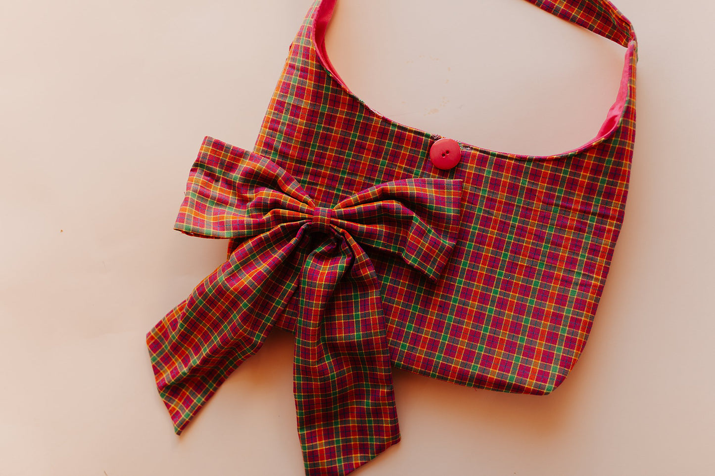 Chicka Magnet Bow Bag | Pink Flannel