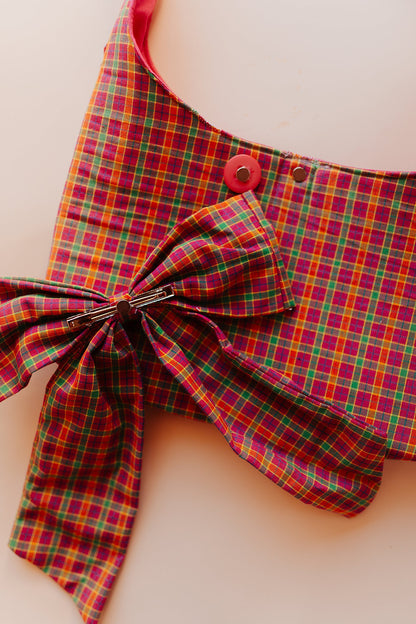 Chicka Magnet Bow Bag | Pink Flannel