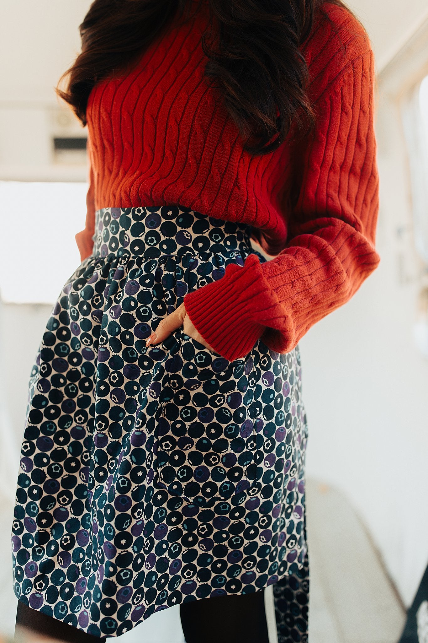 Chicka Apron Blueberry