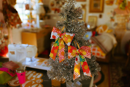 Puff Bow Ornament Patchwork