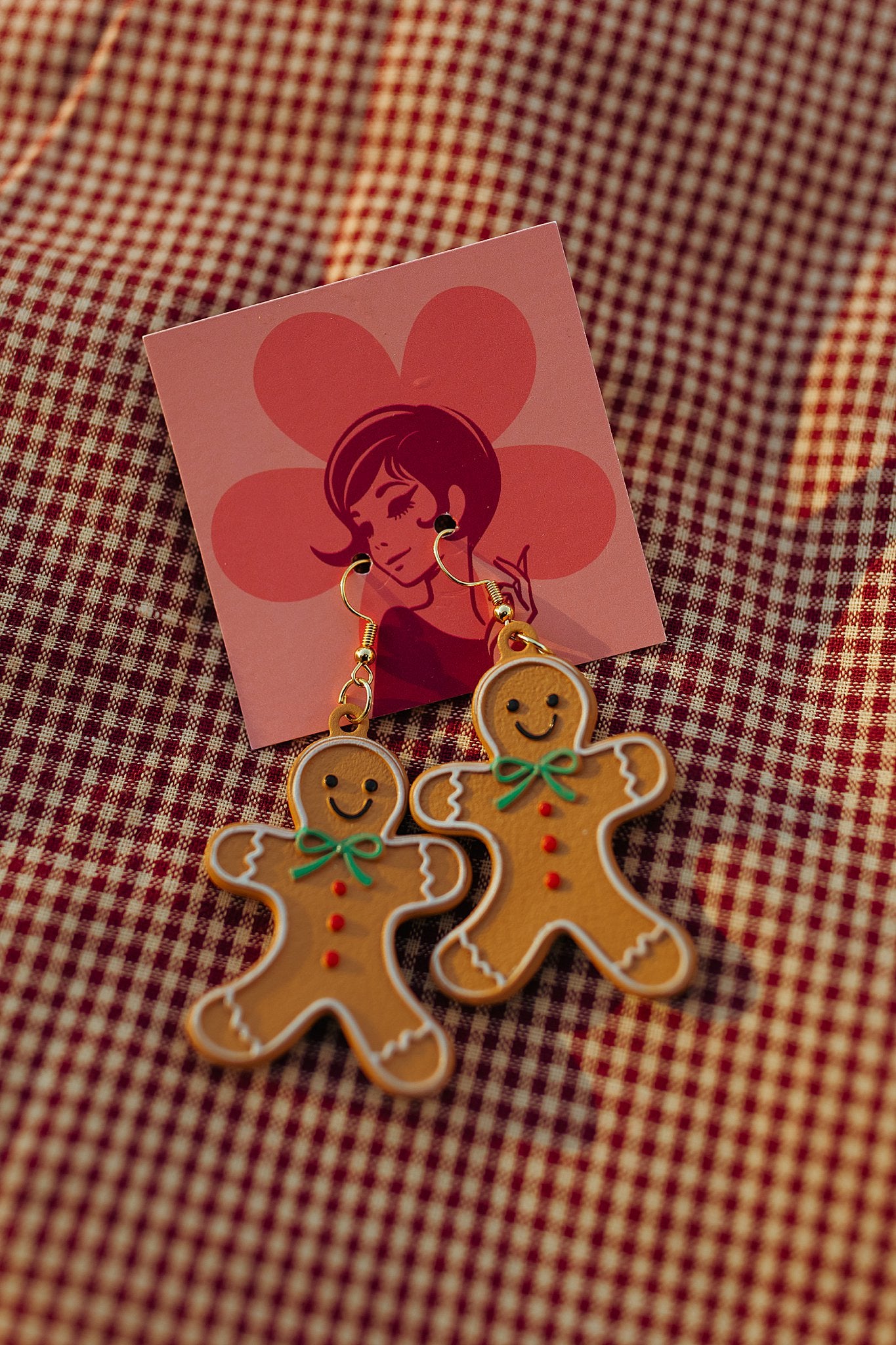 Gingerbread Cookie Earrings
