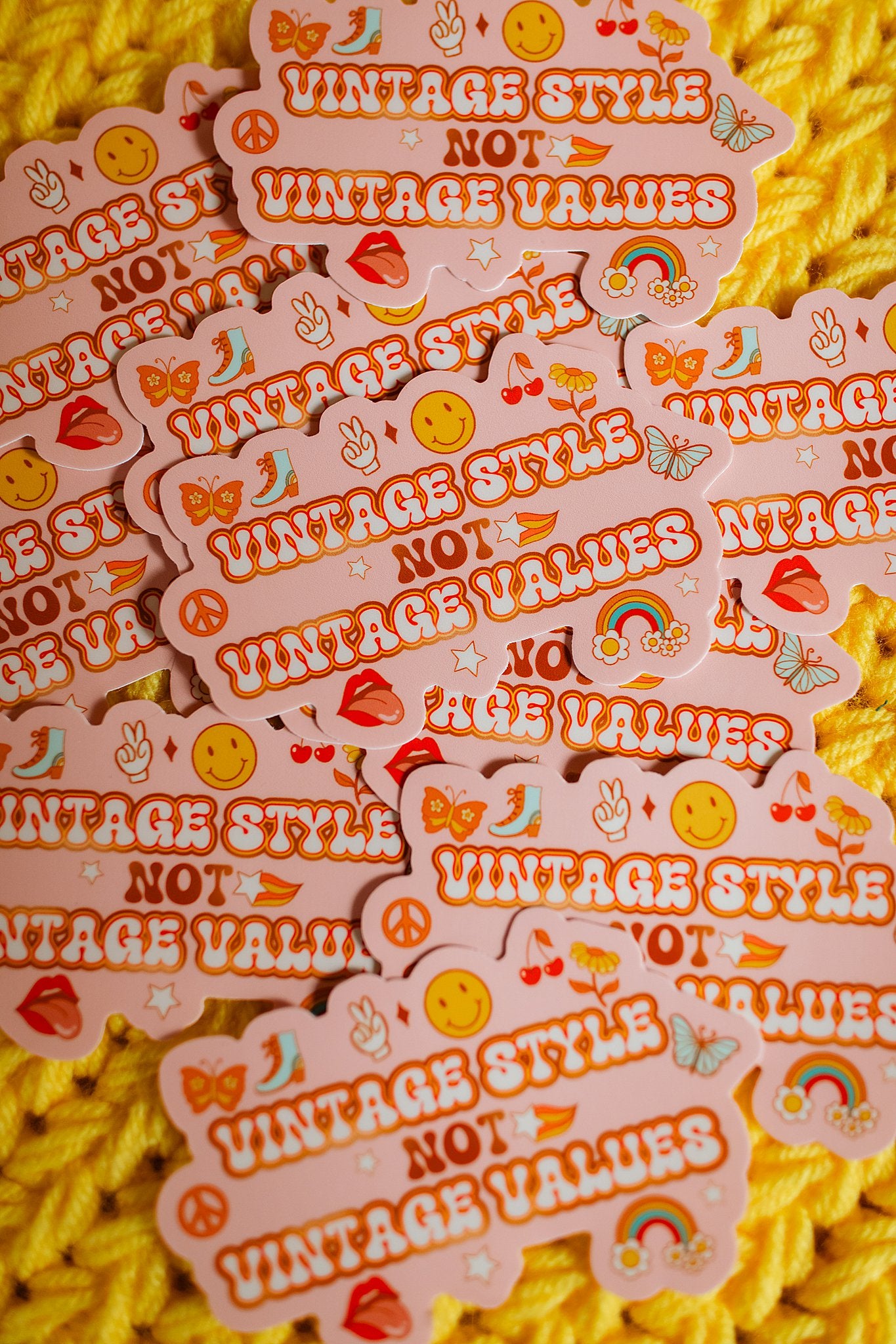 Vintage Style Sticker