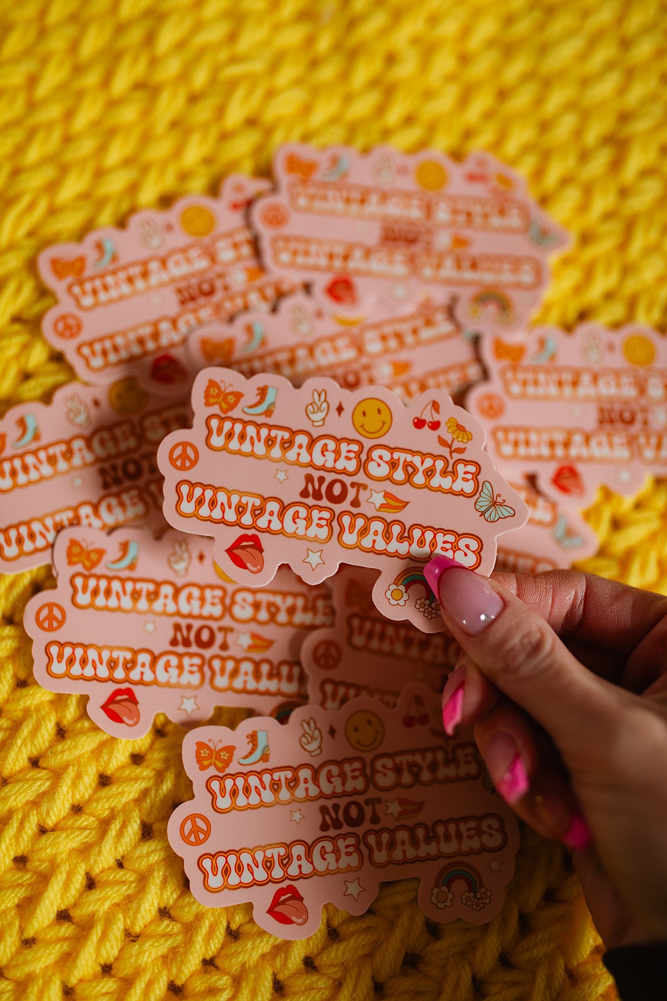 Vintage Style Sticker