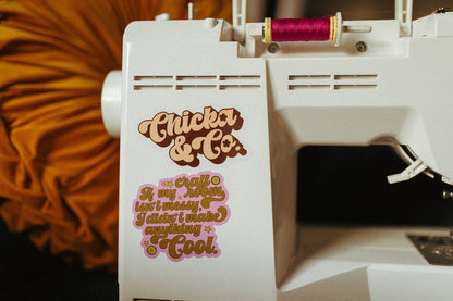 Messy Craft Room Vinyl Sticker