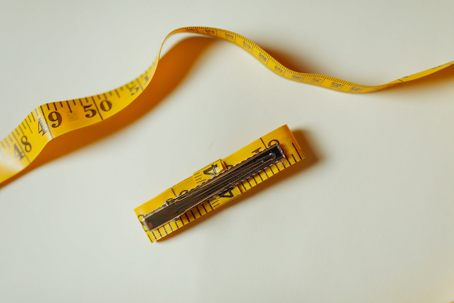 Measuring Tape Hair Clip