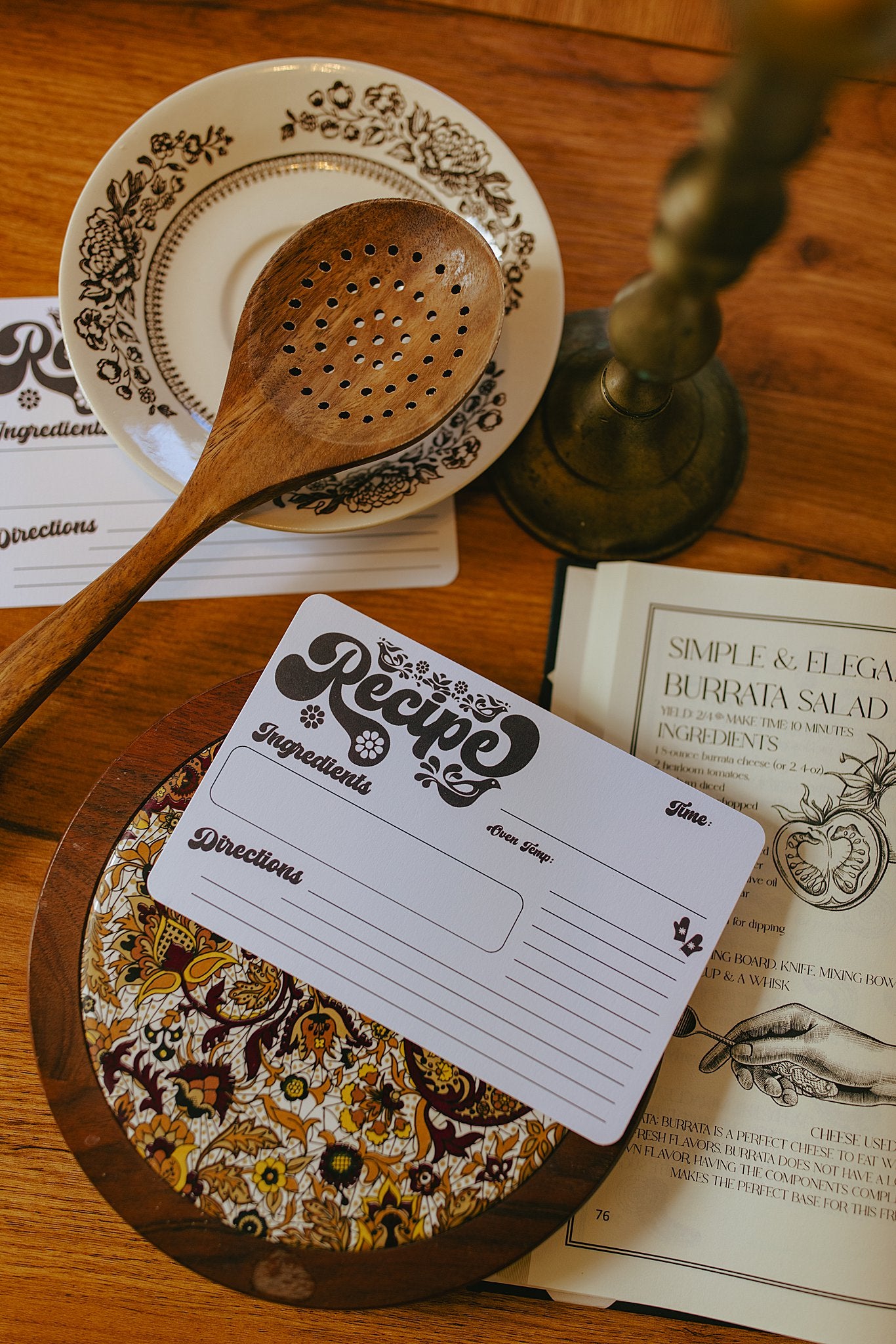 Retro Recipe Card (12 Pack)