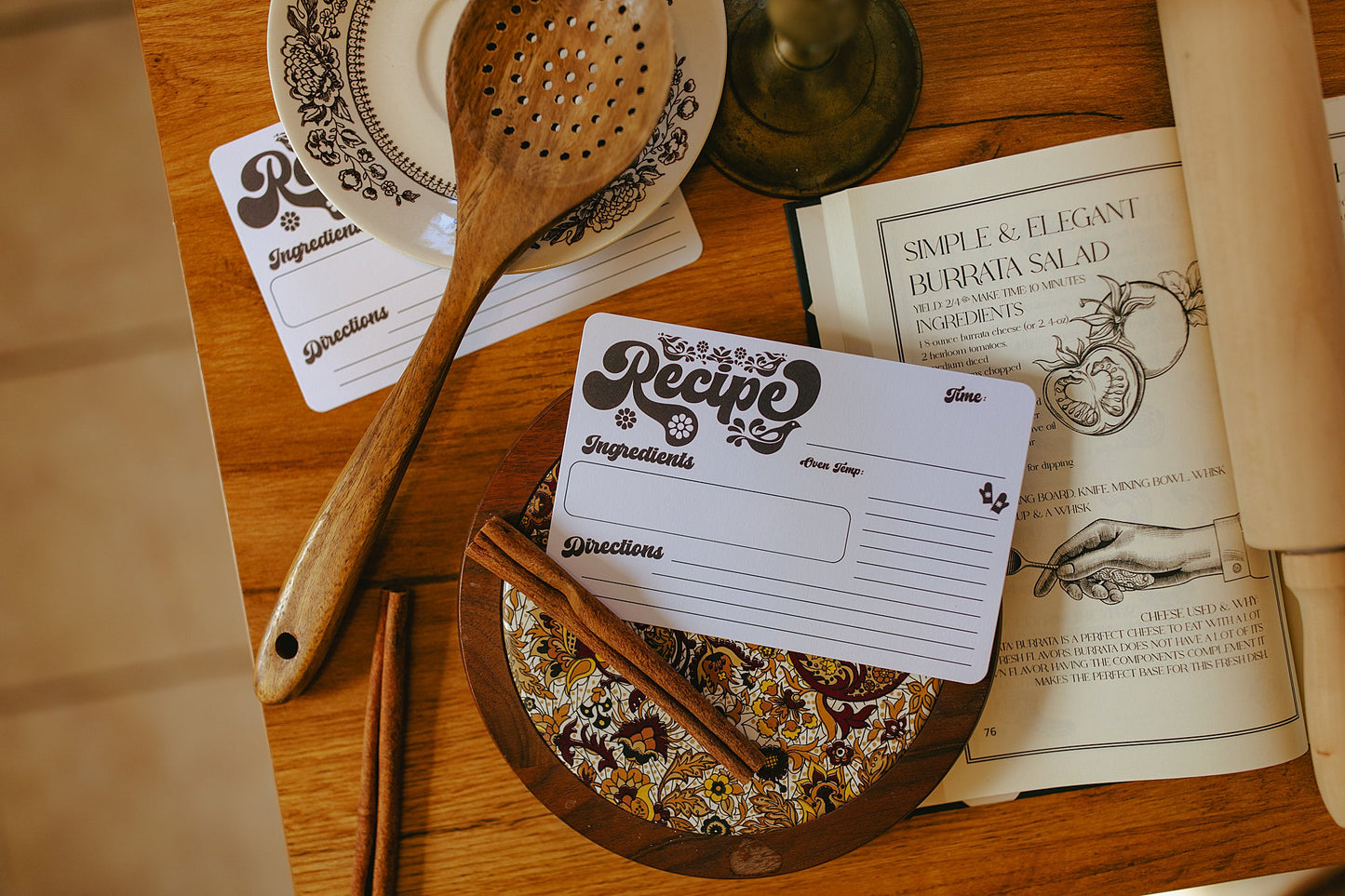 Retro Recipe Card (12 Pack)