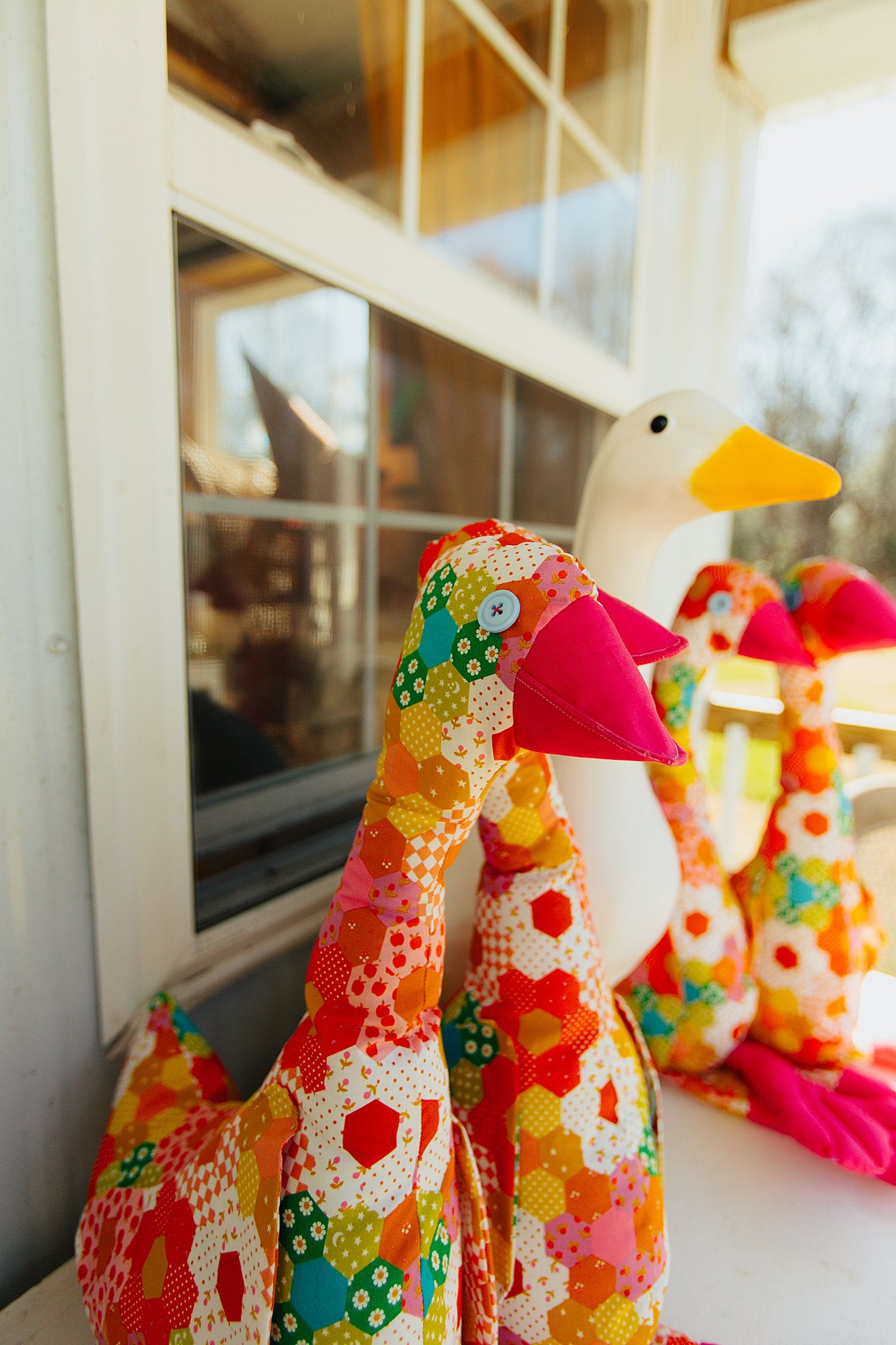 Groovy Goose Stuffy Handmade