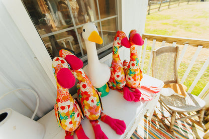 Groovy Goose Stuffy Handmade