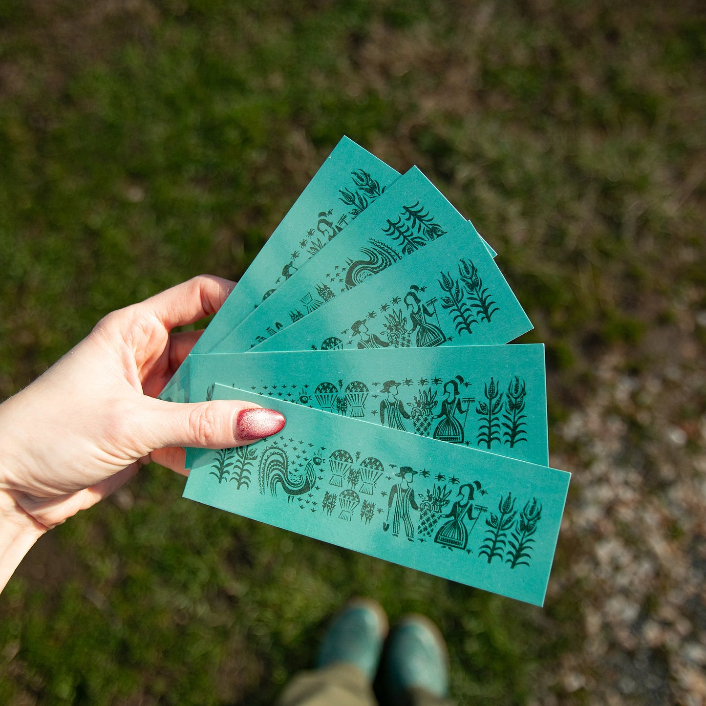 Retro Inspired Bookmark - Farmer