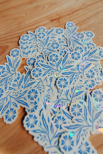 Cornflower Rainbow Making Suncatcher Sticker