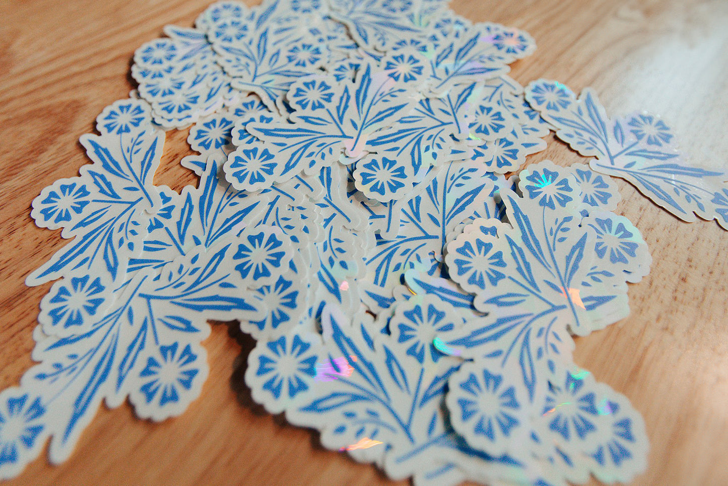 Cornflower Rainbow Making Suncatcher Sticker