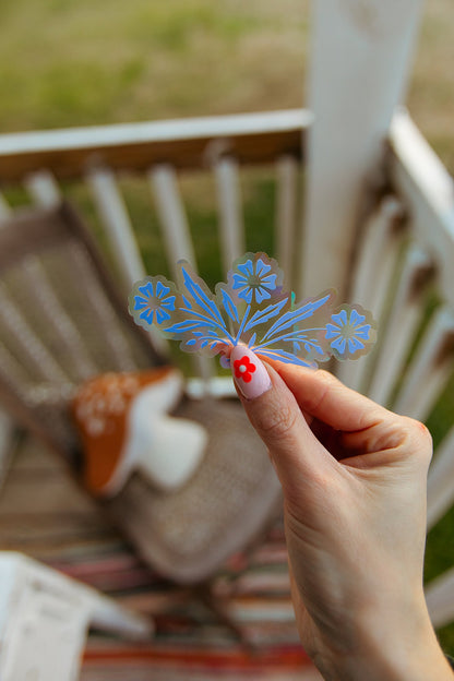 Cornflower Rainbow Making Suncatcher Sticker