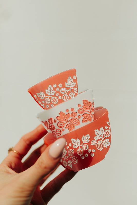 Pink Retro Bowls Hair Claw